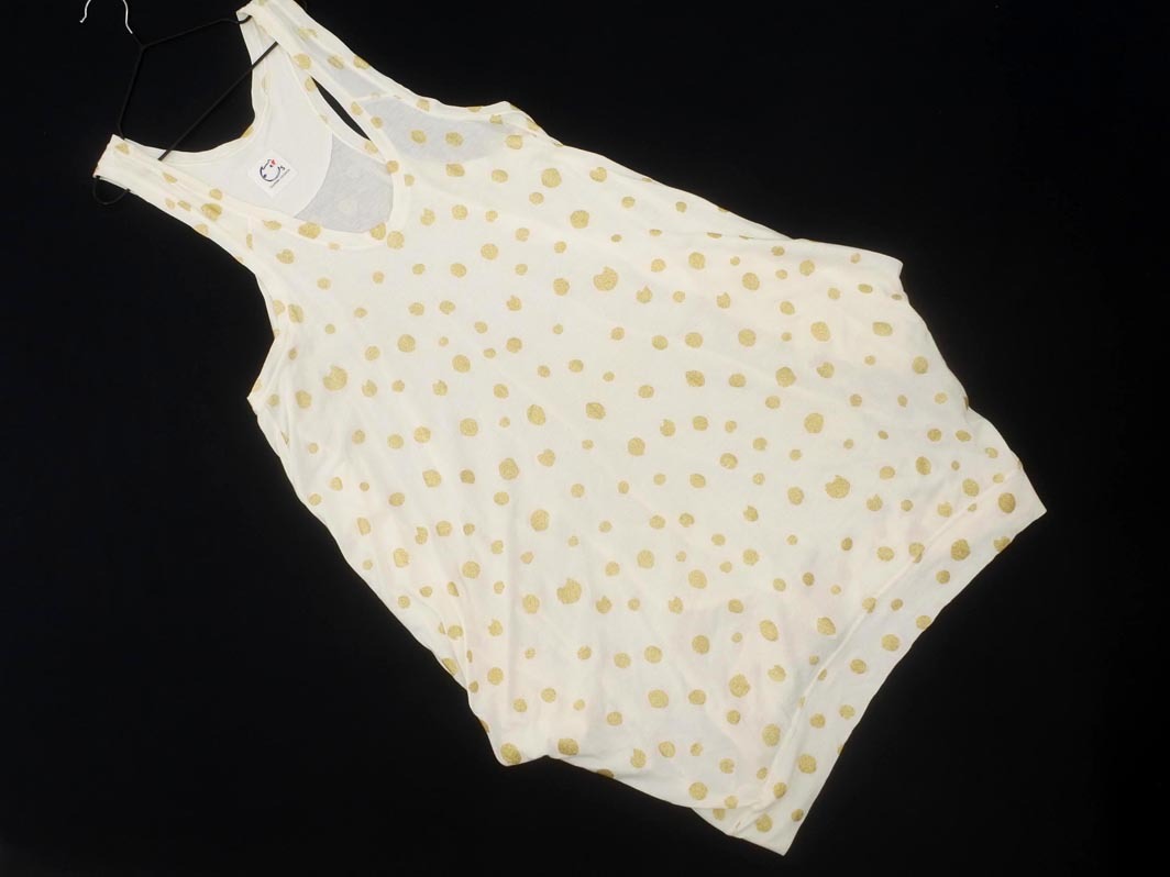 TSUMORI CHISATO ツモリチサト ドット チュニック ワンピース size2/白 ■◆ ☆ fdc8 レディース