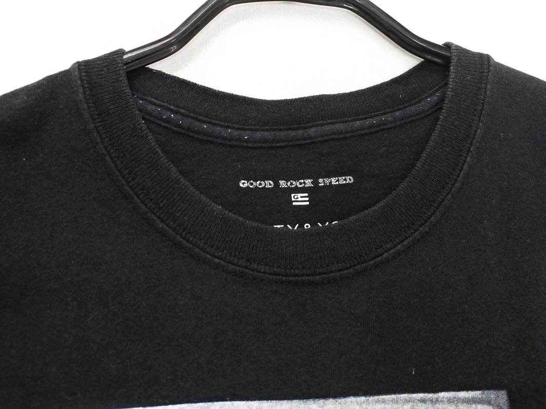 ネコポスOK BEAUTY & YOUTH ビューティ&ユース ユナイテッドアローズ GOOD ROCK SPEED プリント Tシャツ 黒 ■◆ ☆ fdd0 メンズ