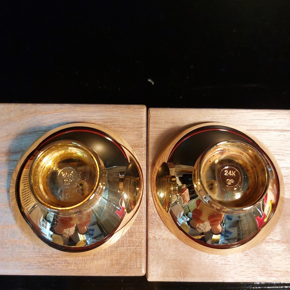 金杯 24KGP 盃 2個 木箱入り(金製)|売買されたオークション情報 金杯 24KGP 盃 2個 木箱入り(金製)|売買されたオークション情報