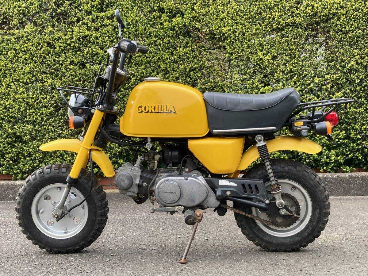 ゴリラ ノーマル Z50J 6V 4速 実働 書類付き 49cc登録 載せ替え ゴリラ ノーマル Z50J 6V 4速 実働 書類付き 49cc登録 載せ替え