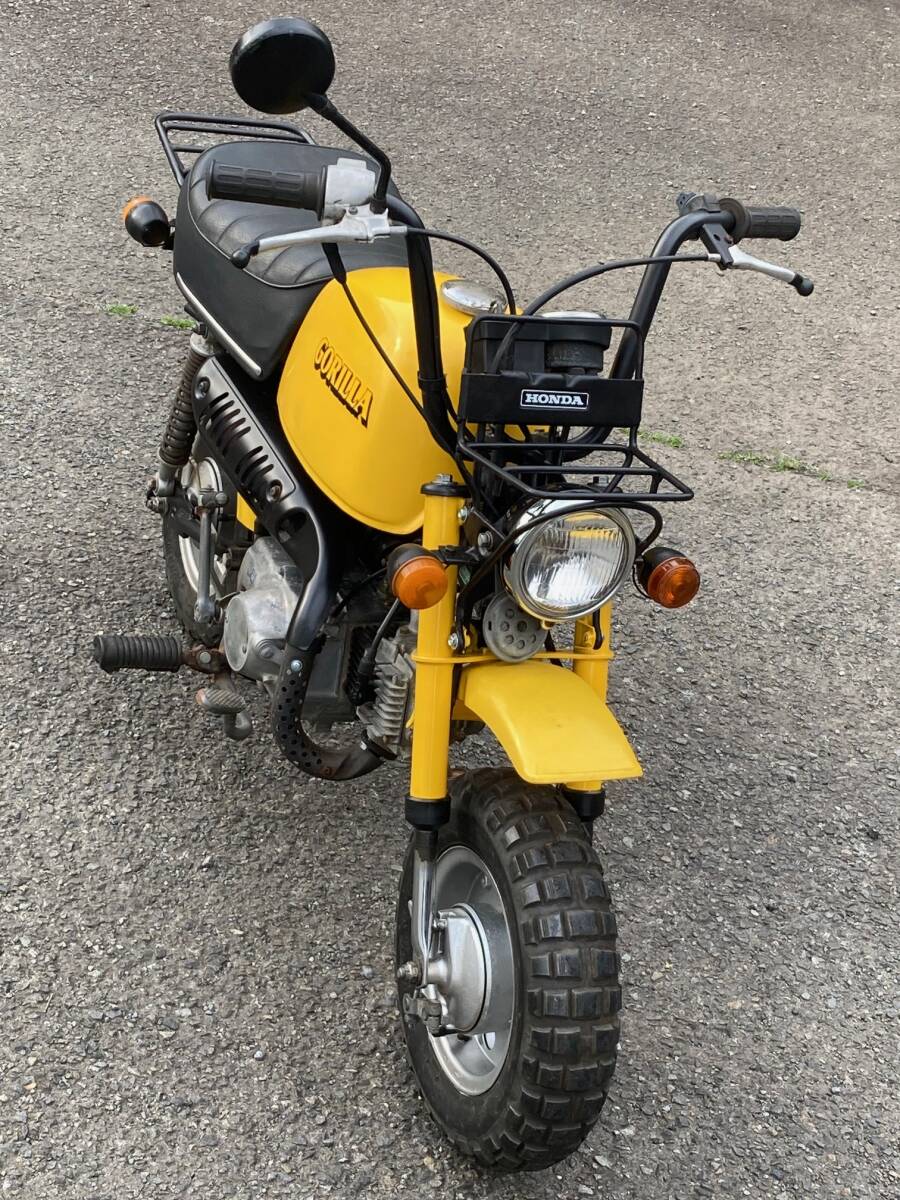 ゴリラ ノーマル Z50J 6V 4速 実働 書類付き 49cc登録 載せ替え ゴリラ ノーマル Z50J 6V 4速 実働 書類付き 49cc登録 載せ替え