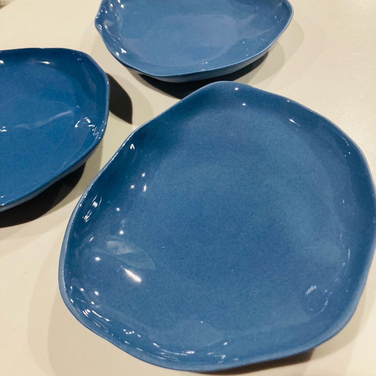 amai アマイ 陶器皿 3枚セット プレート XS Plate 不規則形状皿  小皿 中皿_画像1