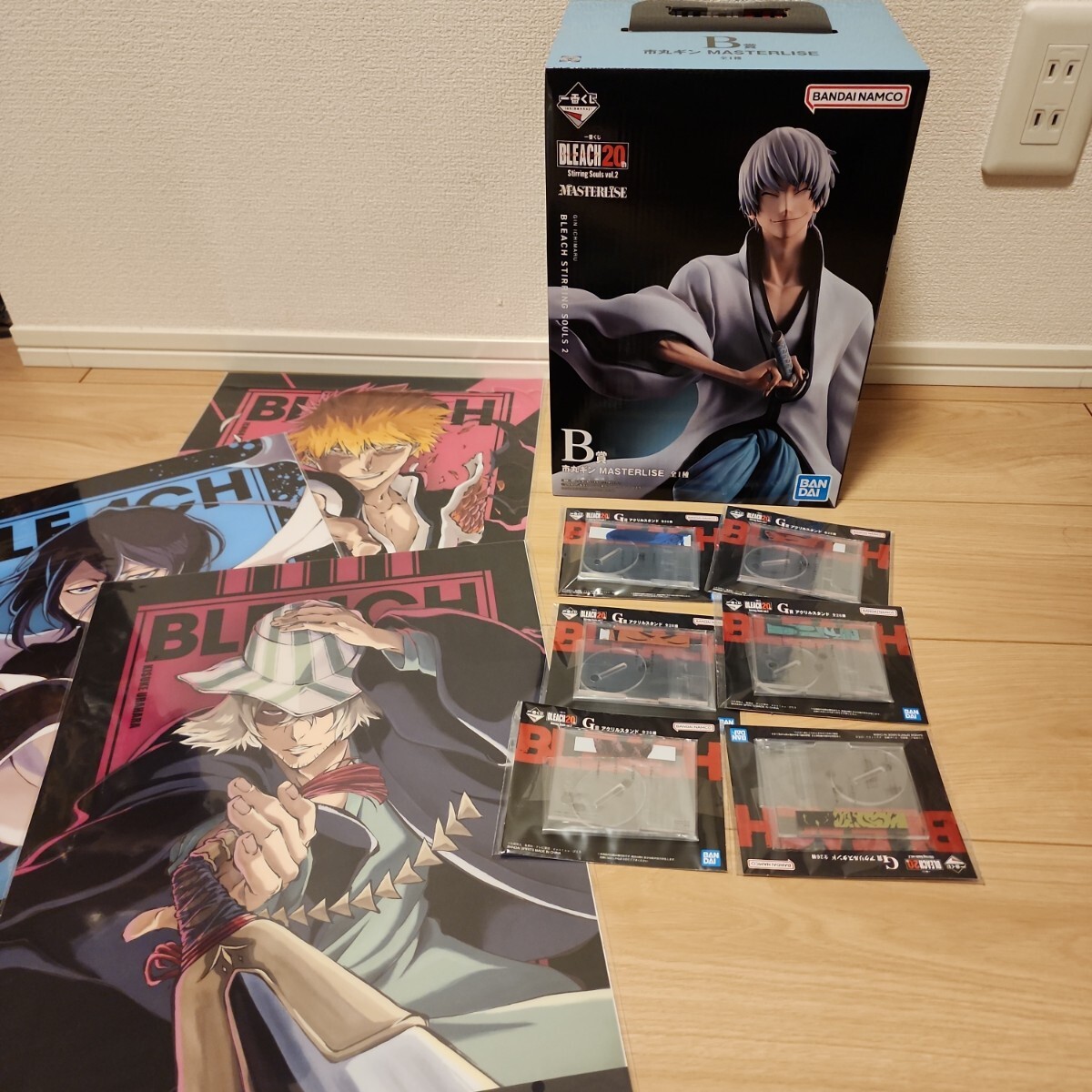 一番くじBLEACH B賞 市丸ギン フィギュア 下位賞 9点セット 一番くじBLEACH B賞 市丸ギン フィギュア 下位賞 9点セット