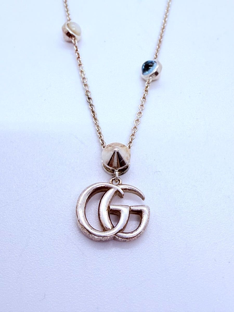 TM☆GUCCI ネックレス グッチ ダブルG マザーオブパール TM☆GUCCI ネックレス グッチ ダブルG マザーオブパール