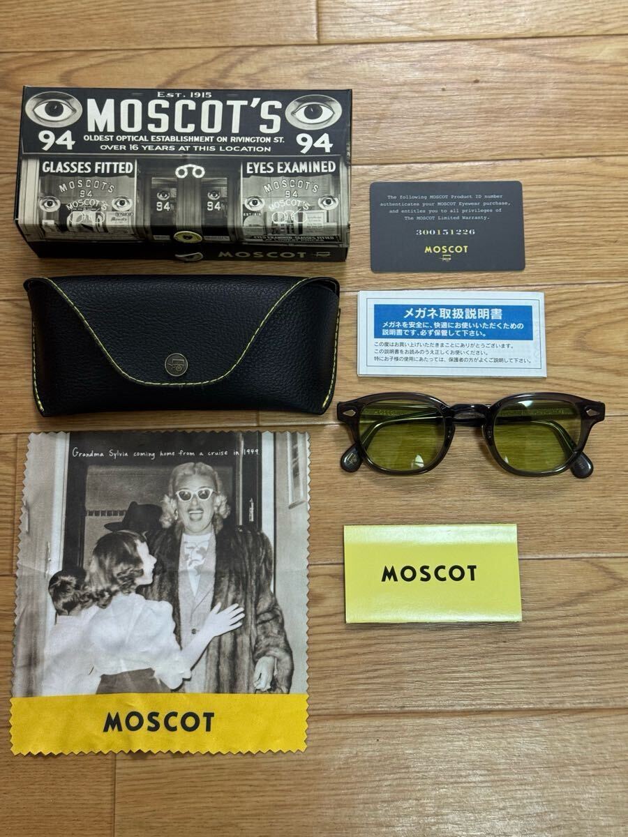激レア】モスコット レムトッシュ 限定モデル MOSCOT LEMTOSH 46 激レア】モスコット レムトッシュ 限定モデル MOSCOT LEMTOSH 46