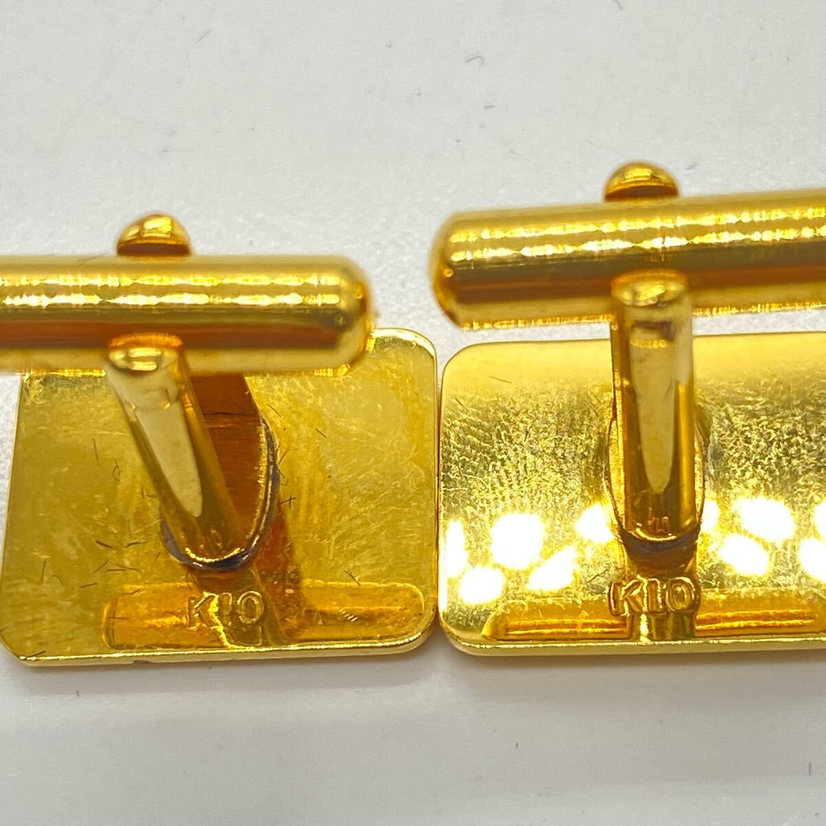 1円〜 3M K10製 カフスボタン ネクタイピン 総重量約16g 天皇 1円〜 3M K10製 カフスボタン ネクタイピン 総重量約16g 天皇