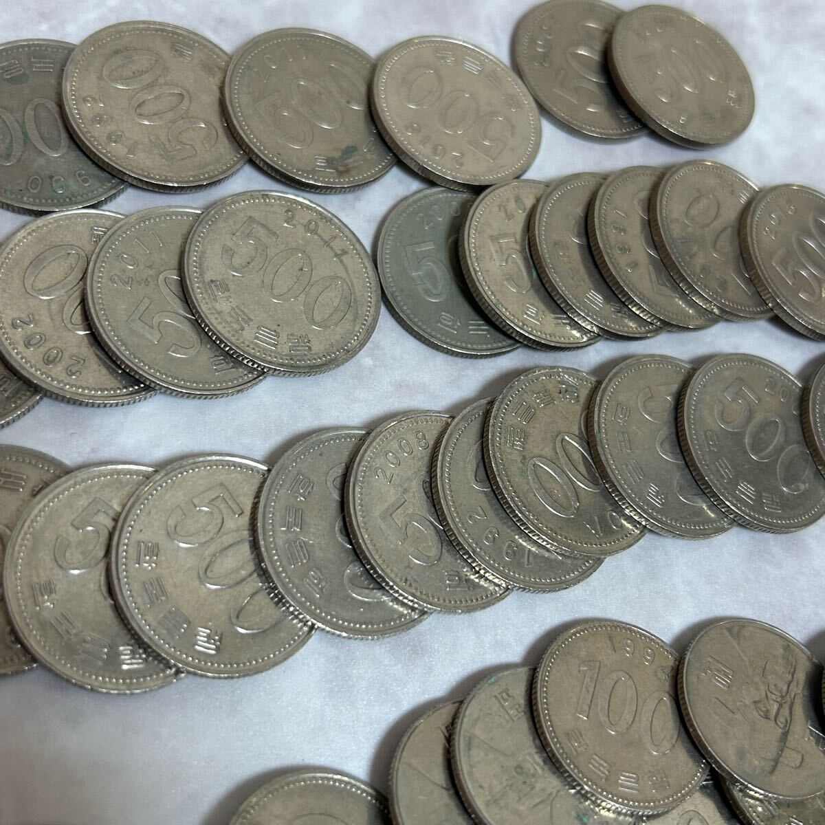 硬貨まとめ売り 韓国 100ウォン硬貨 500ウォン硬貨 古銭 コイン 硬貨まとめ売り 韓国 100ウォン硬貨 500ウォン硬貨 古銭 コイン