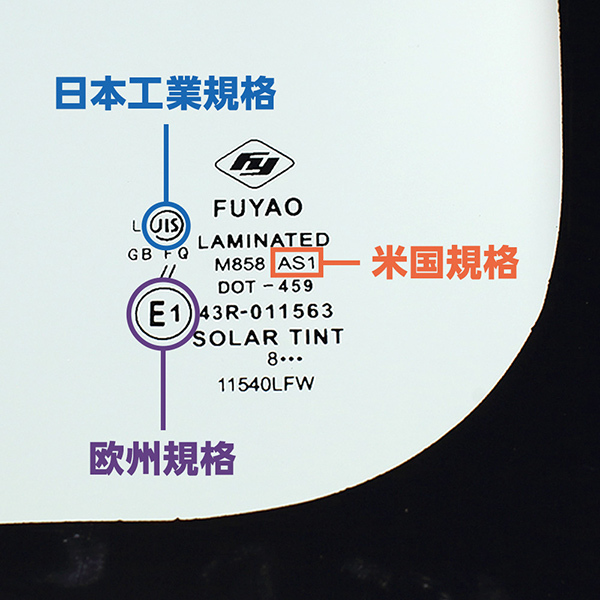 フロントガラス 810系 大型TK いすゞ CV※/CX※/DV※/EX※系 ボカシ:グリーン 309011