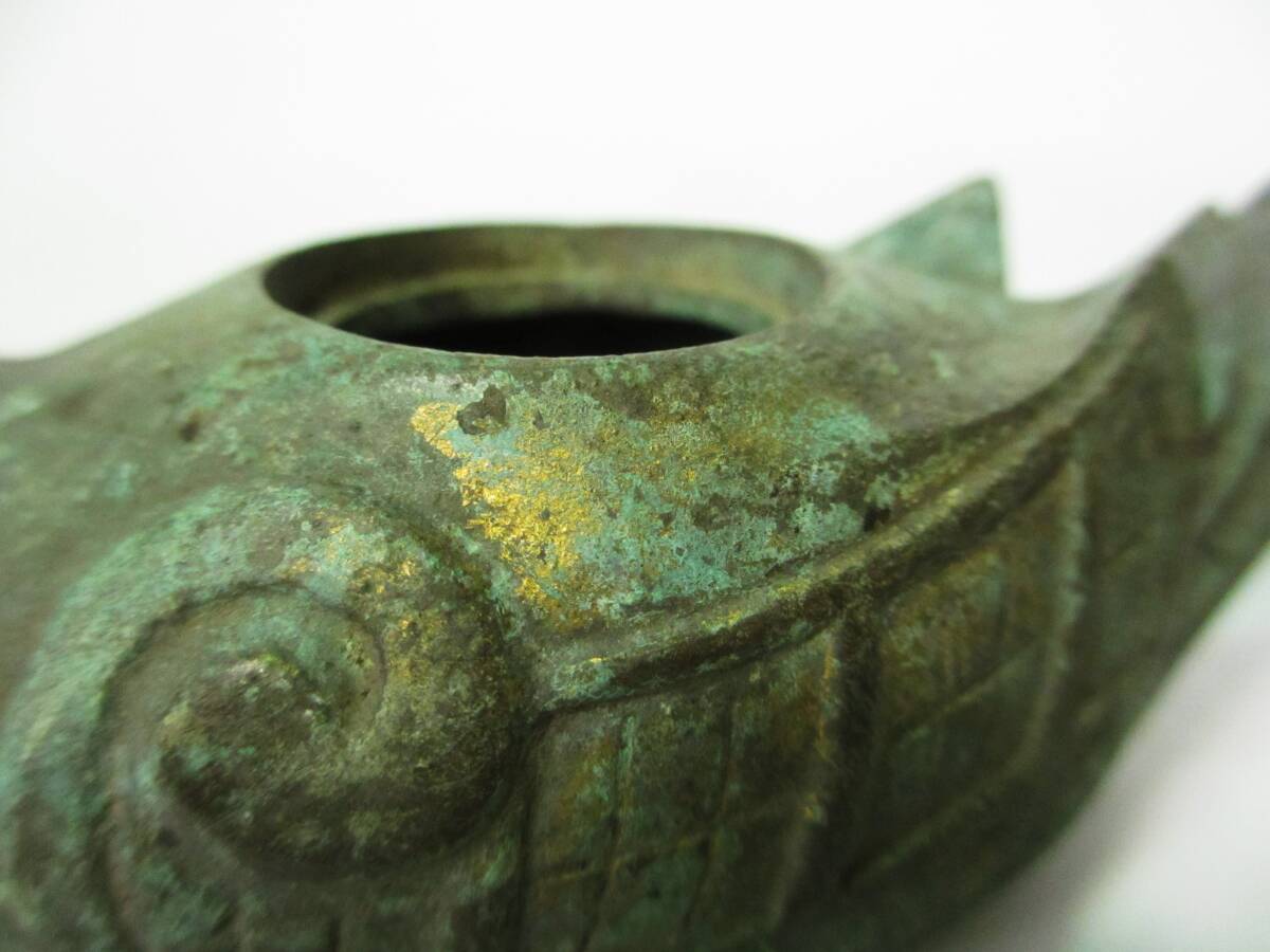 鳥型香炉 金銅香炉 青銅器 「藏介」在銘 時代物 仏教美術 中国 鳥型香炉 金銅香炉 青銅器 「藏介」在銘 時代物 仏教美術 中国