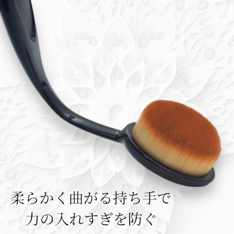 メイクブラシ ファンデ プロ仕様 歯ブラシ型 レディース メンズ ファンデーションブラシ パウダー対応 ファンデーション メイクスポンジ