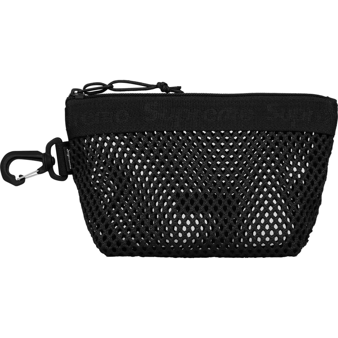 新品未開封 Supreme Mesh Mini Pouch Black 25SS 黒 メッシュ 新品未開封 Supreme Mesh Mini Pouch Black 25SS 黒 メッシュ