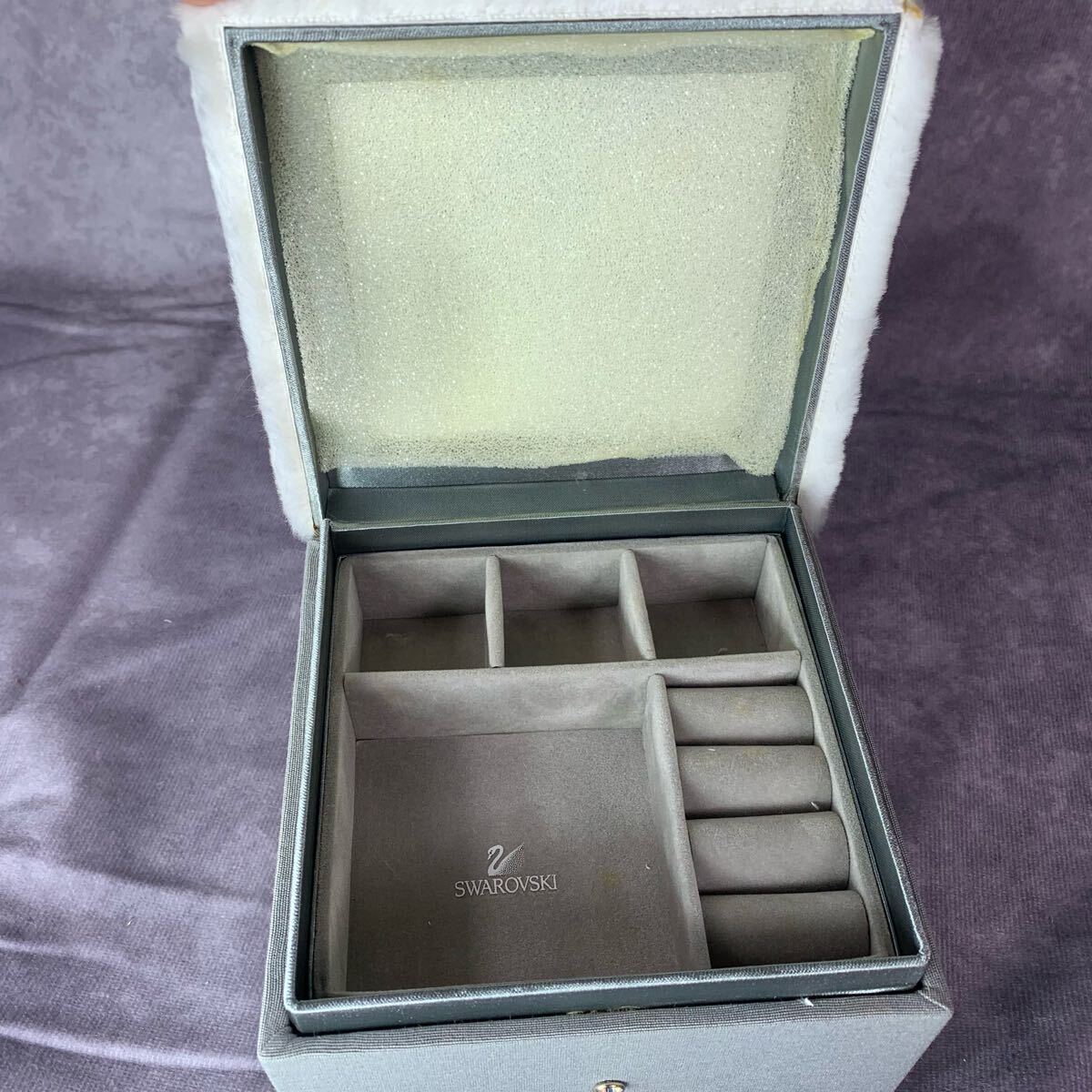 スワロフスキー BOX ボックス ケース アクセサリーケース ジュエリーボックス _画像2