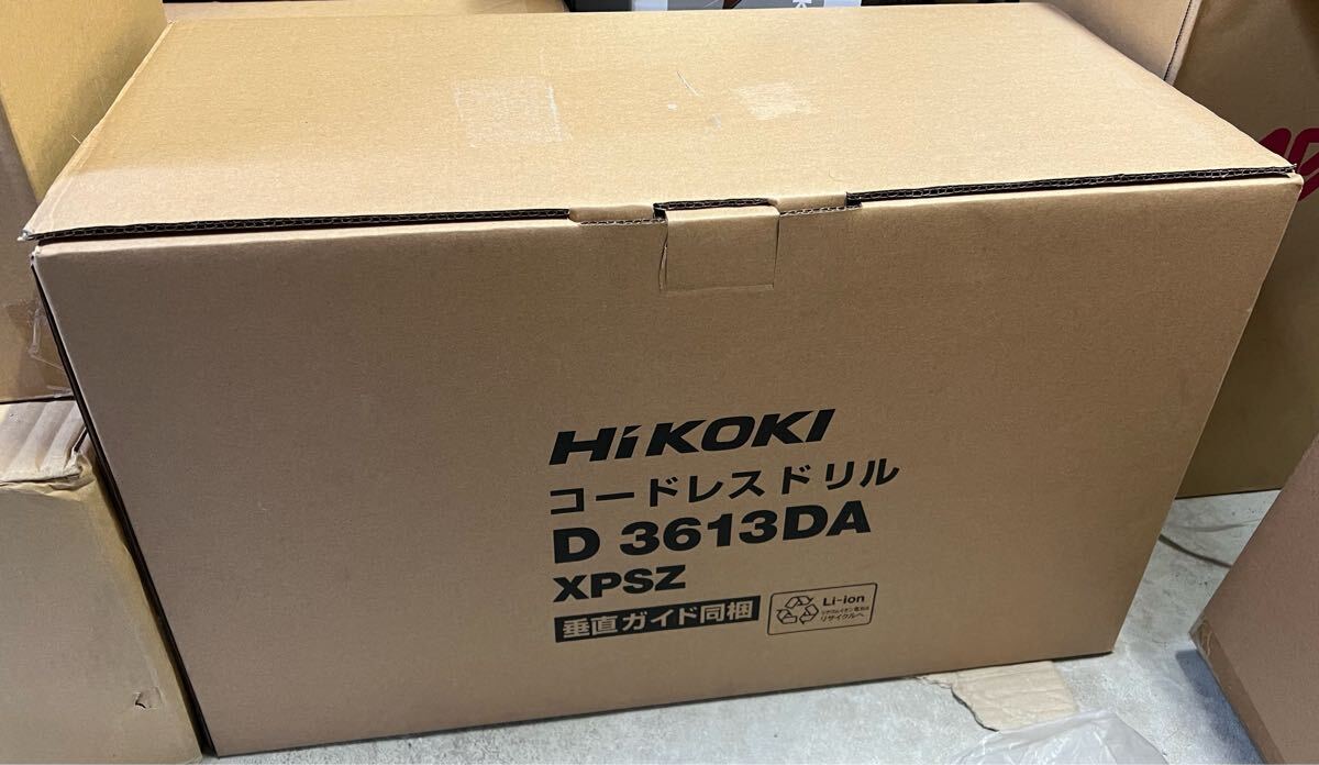 新品】HIKOKI 36Vコードレスドリル 垂直ガイド付属 D3613DA(XPSZ 新品】HIKOKI 36Vコードレスドリル 垂直ガイド付属 D3613DA(XPSZ