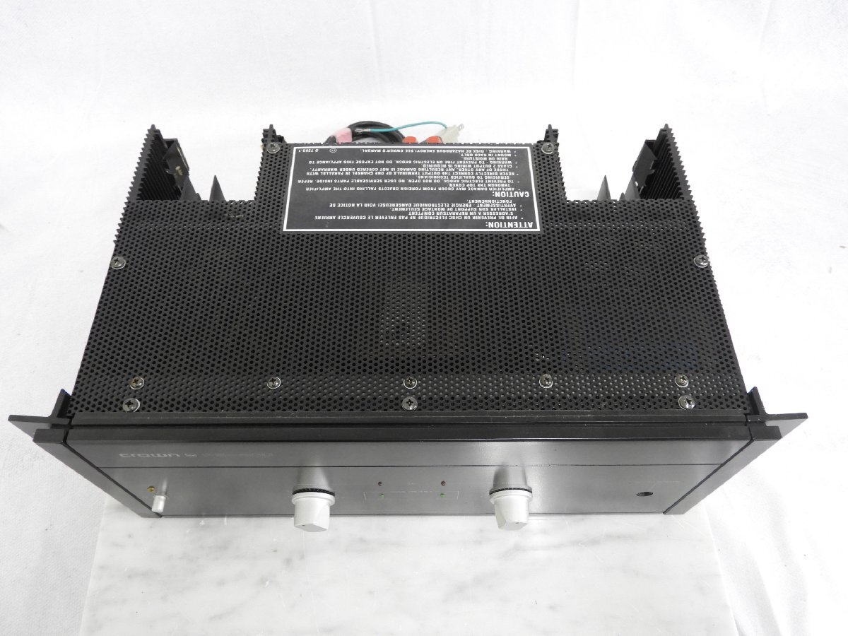 D】CROWN AMCRON PS-400 業務用パワーアンプ クラウン