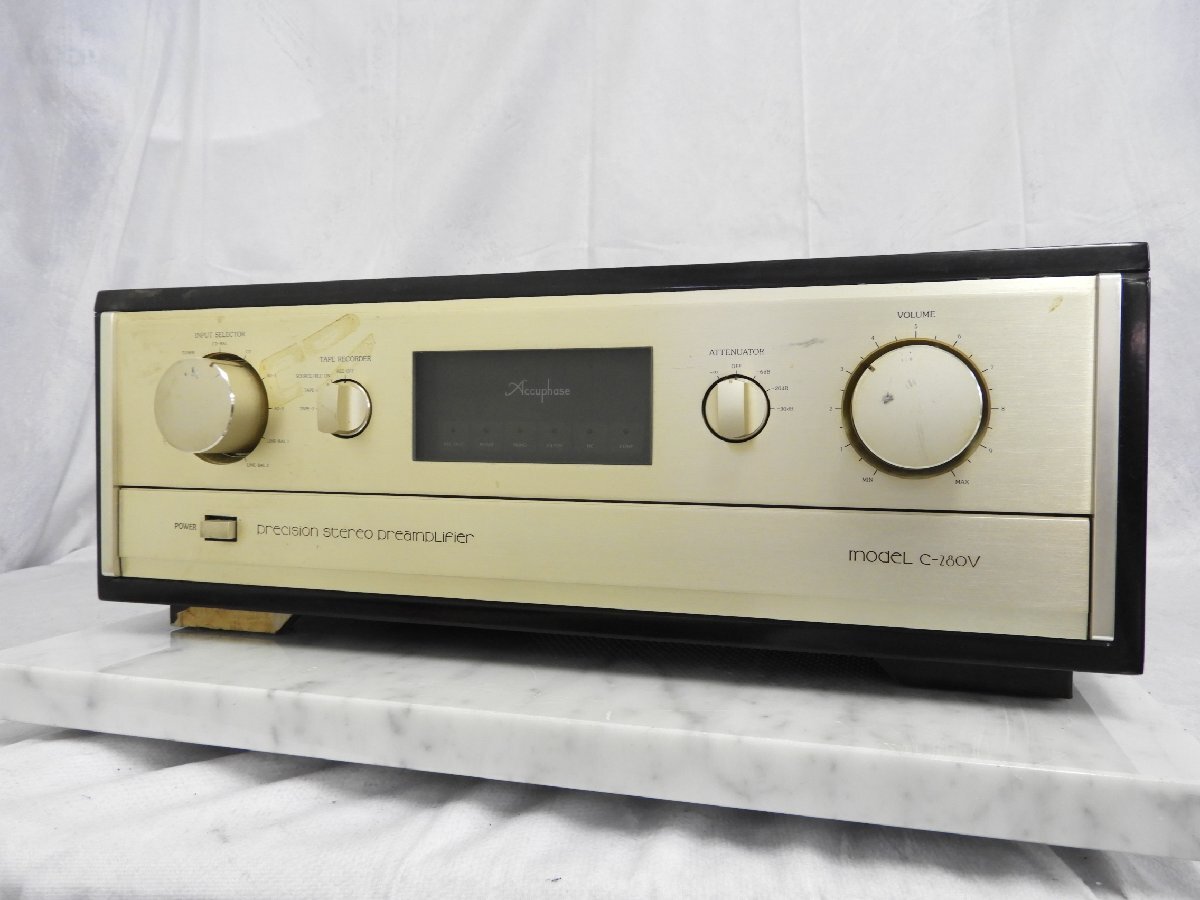 C】Accuphase C-280V プリアンプ アキュフェーズ 3035300 C】Accuphase C-280V プリアンプ アキュフェーズ 3035300