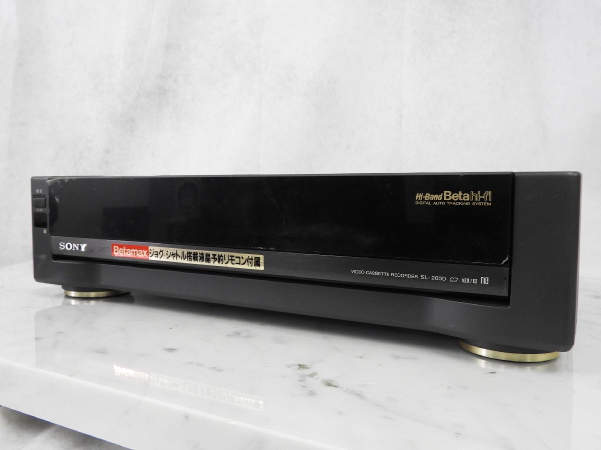 C】SONY SL-200D ベータビデオデッキ ソニー 3011251(ベータ C】SONY SL-200D ベータビデオデッキ ソニー 3011251(ベータ