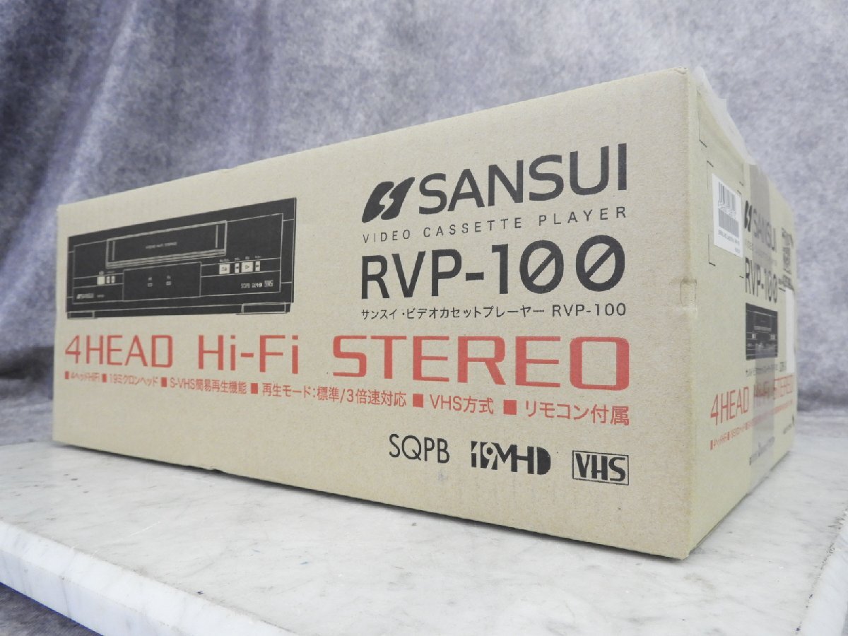 B】SANSUI RVP-100 ビデオカセットプレーヤー サンスイ 3011311 B】SANSUI RVP-100 ビデオカセットプレーヤー サンスイ 3011311