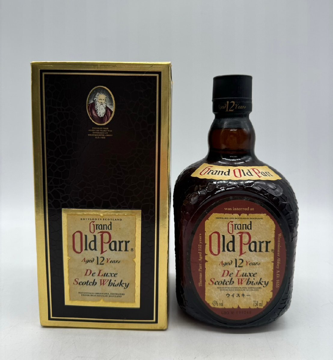 OP6080】【未開栓 古酒】Orand Old Parr 12年 オールドパー OP6080】【未開栓 古酒】Orand Old Parr 12年 オールドパー