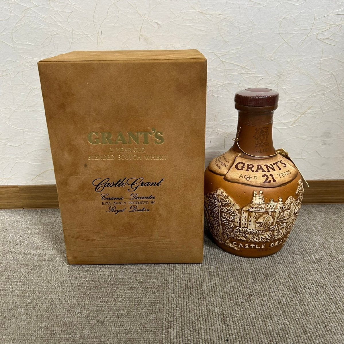FMD5741】【未開栓 古酒】1円スタート GRANTS グランツ 21年 FMD5741】【未開栓 古酒】1円スタート GRANTS グランツ 21年