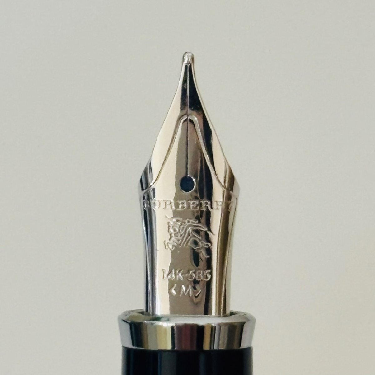 WSB2504】BURBERRY バーバリー 万年筆 ペン先 14K刻印有り 筆記 WSB2504】BURBERRY バーバリー 万年筆 ペン先 14K刻印有り 筆記