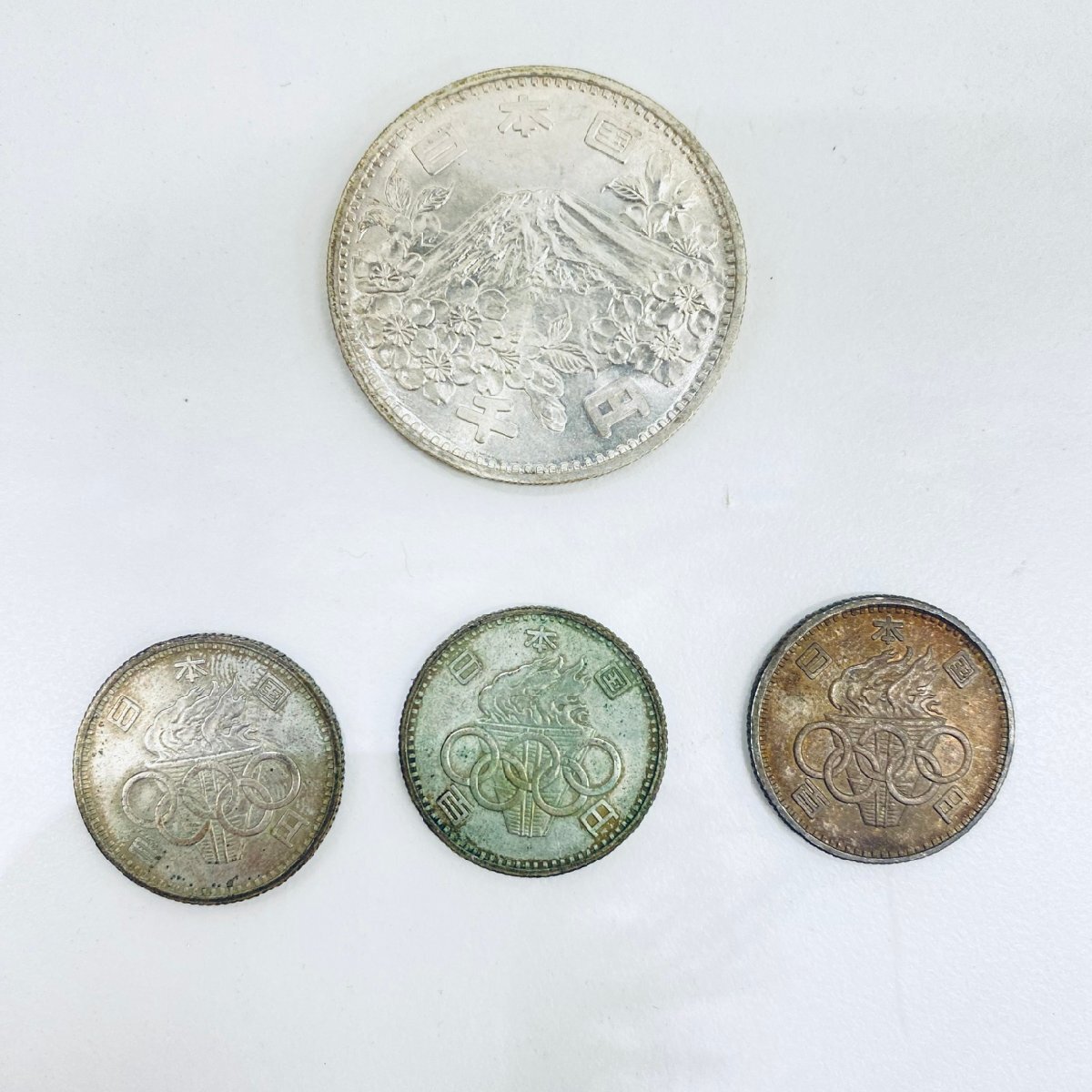 TJ3803a】【1円~】オリンピック銀貨おまとめ 1000円銀貨×1 100 TJ3803a】【1円~】オリンピック銀貨おまとめ 1000円銀貨×1 100
