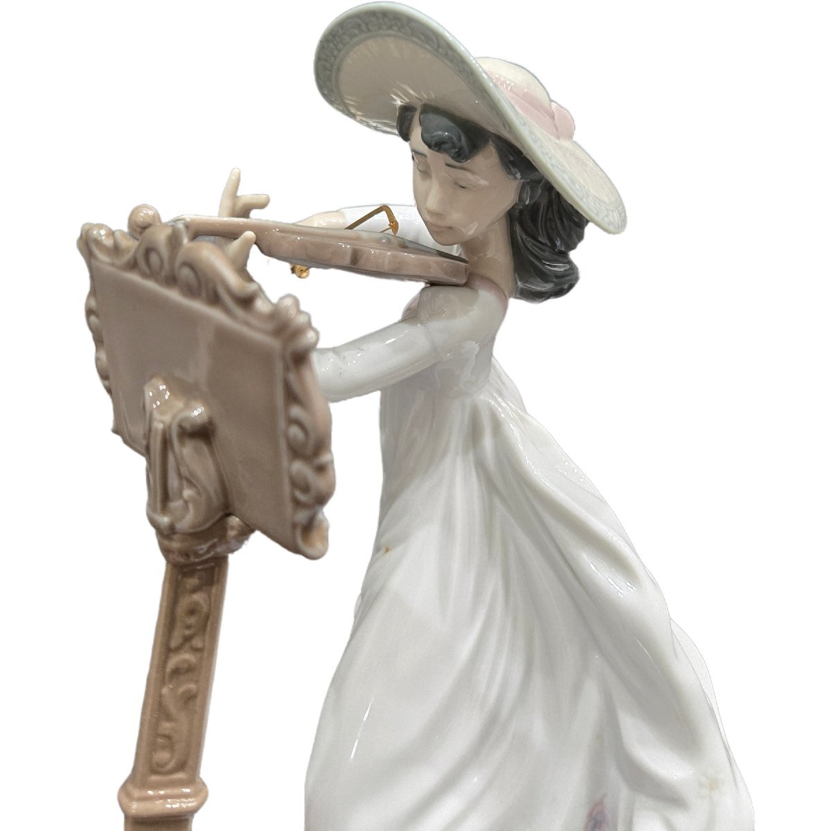 K8074】LLADRO リヤドロ フィギュリン バイオリンのレッスン K8074】LLADRO リヤドロ フィギュリン バイオリンのレッスン