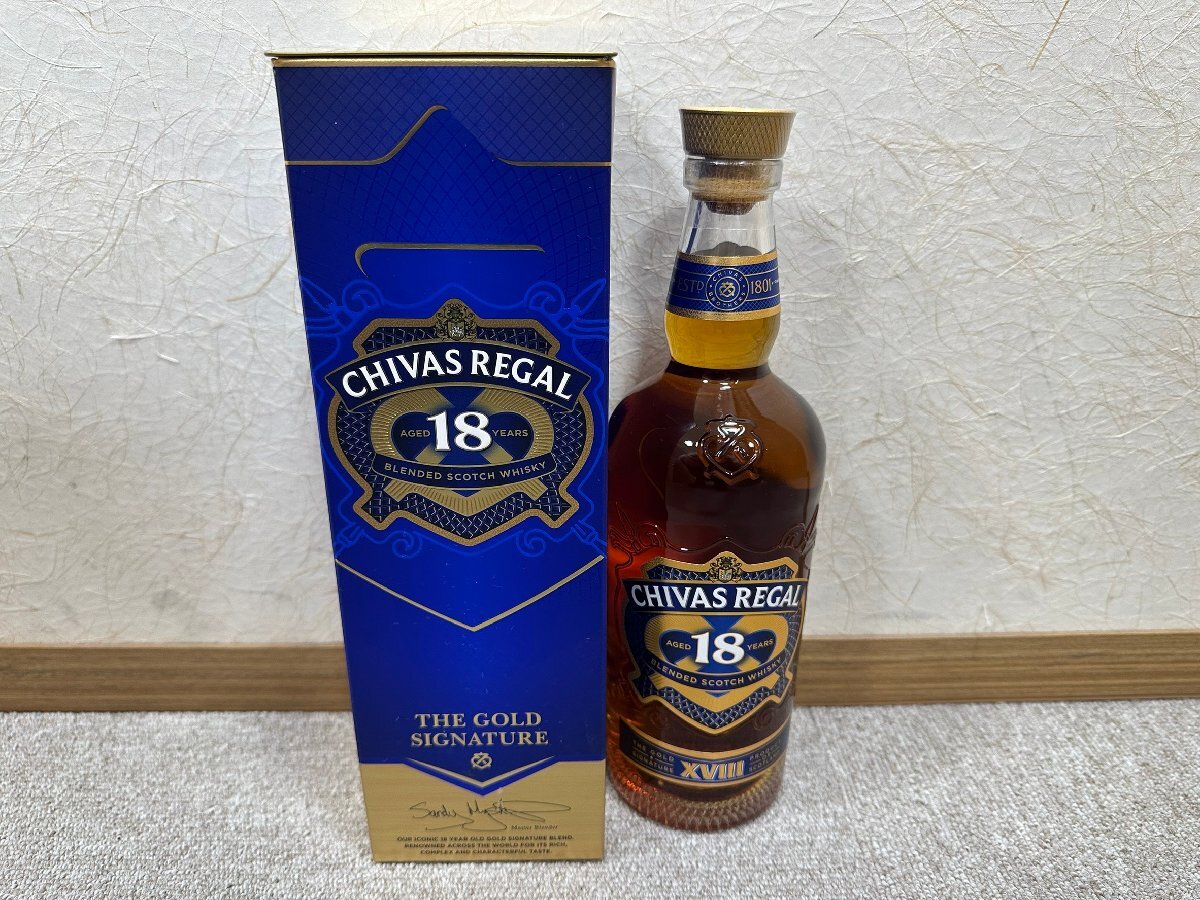SYC4595】【未開栓 古酒】1円~ CHIVAS REGAL 18年 THE GOLD SYC4595】【未開栓 古酒】1円~ CHIVAS REGAL 18年 THE GOLD