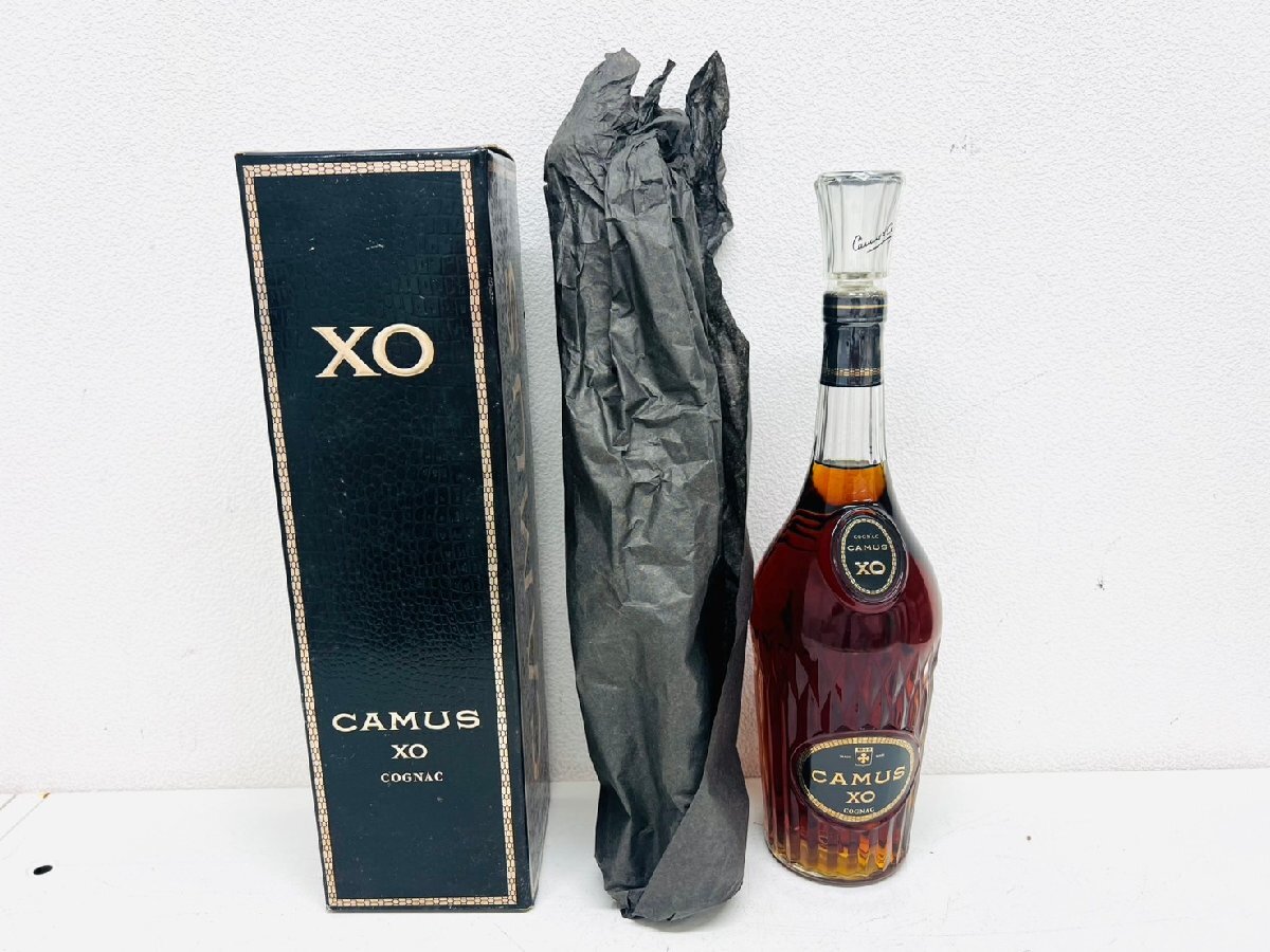 BF6527】【未開栓】古酒 CAMUS XO COGNAC カミュ ロングネック BF6527】【未開栓】古酒 CAMUS XO COGNAC カミュ ロングネック