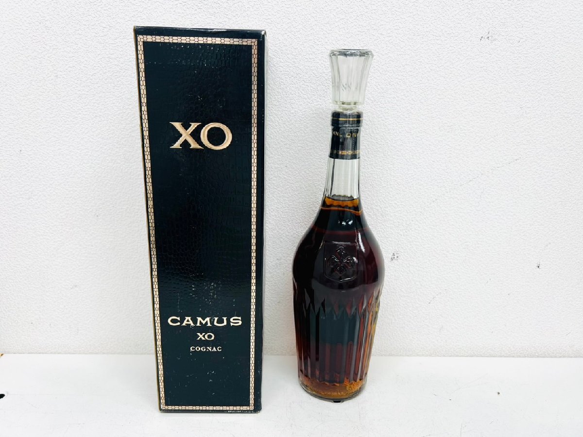 BF6527】【未開栓】古酒 CAMUS XO COGNAC カミュ ロングネック BF6527】【未開栓】古酒 CAMUS XO COGNAC カミュ ロングネック