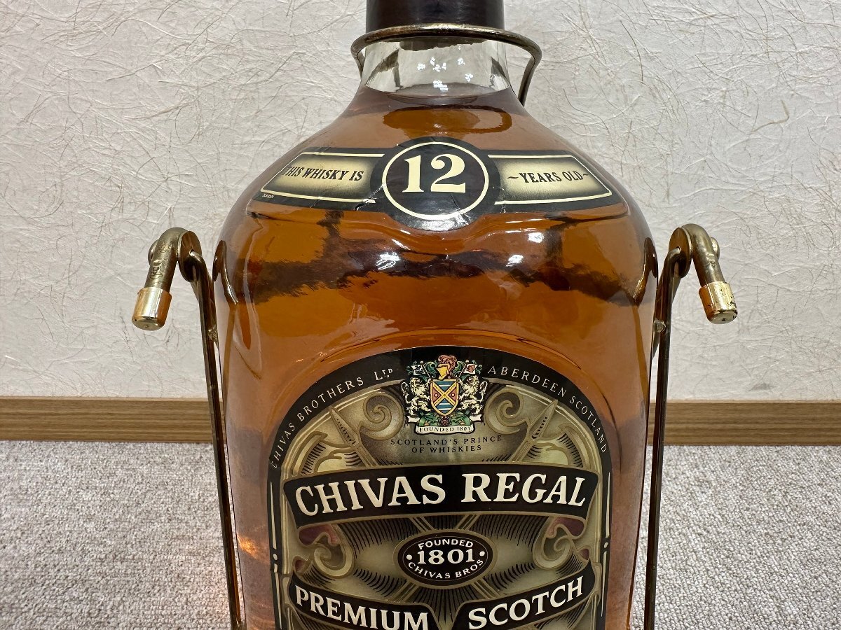 SYC4736】【未開栓 古酒】1円~ CHIVAS REGAL 12年 3780ml 43 SYC4736】【未開栓 古酒】1円~ CHIVAS REGAL 12年 3780ml 43