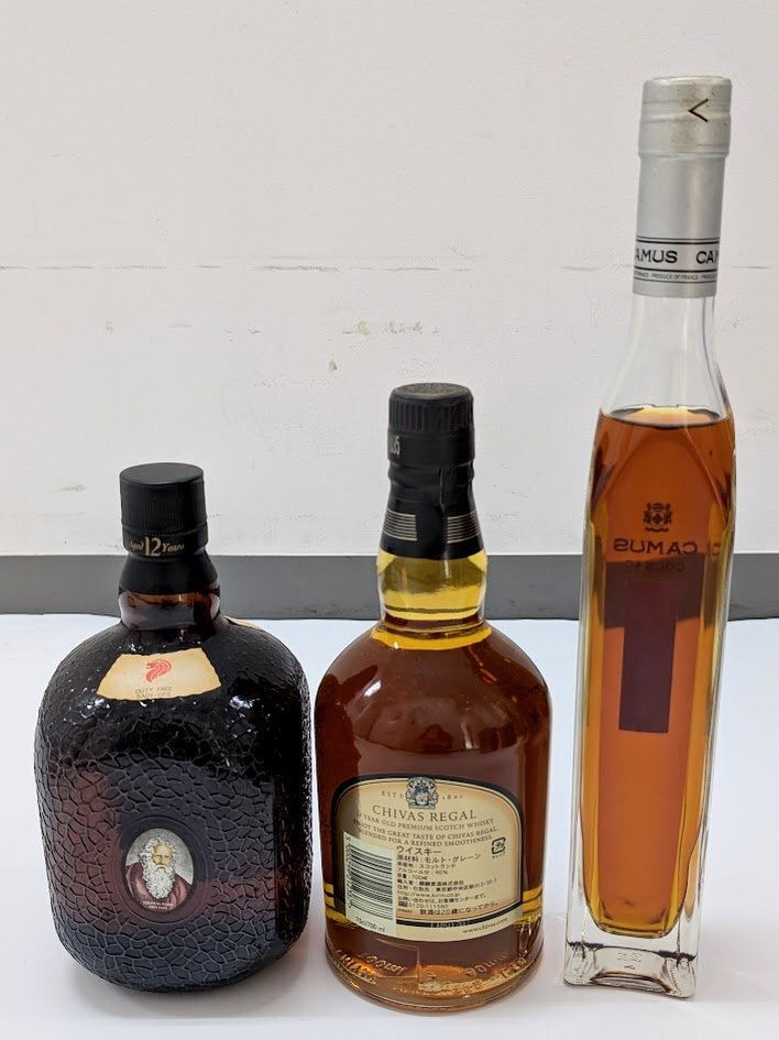 ☆100】【1円スタート】中古 【未開栓 洋酒3本セット ☆100】【1円スタート】中古 【未開栓 洋酒3本セット