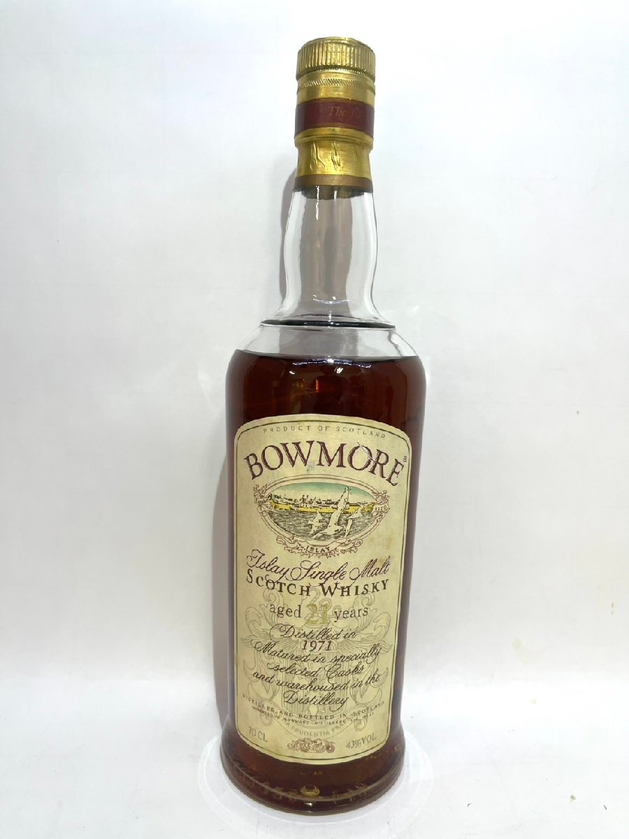 DHS4534AT】【未開栓 古酒】1円~ ボウモア 1971 カモメラベル DHS4534AT】【未開栓 古酒】1円~ ボウモア 1971 カモメラベル