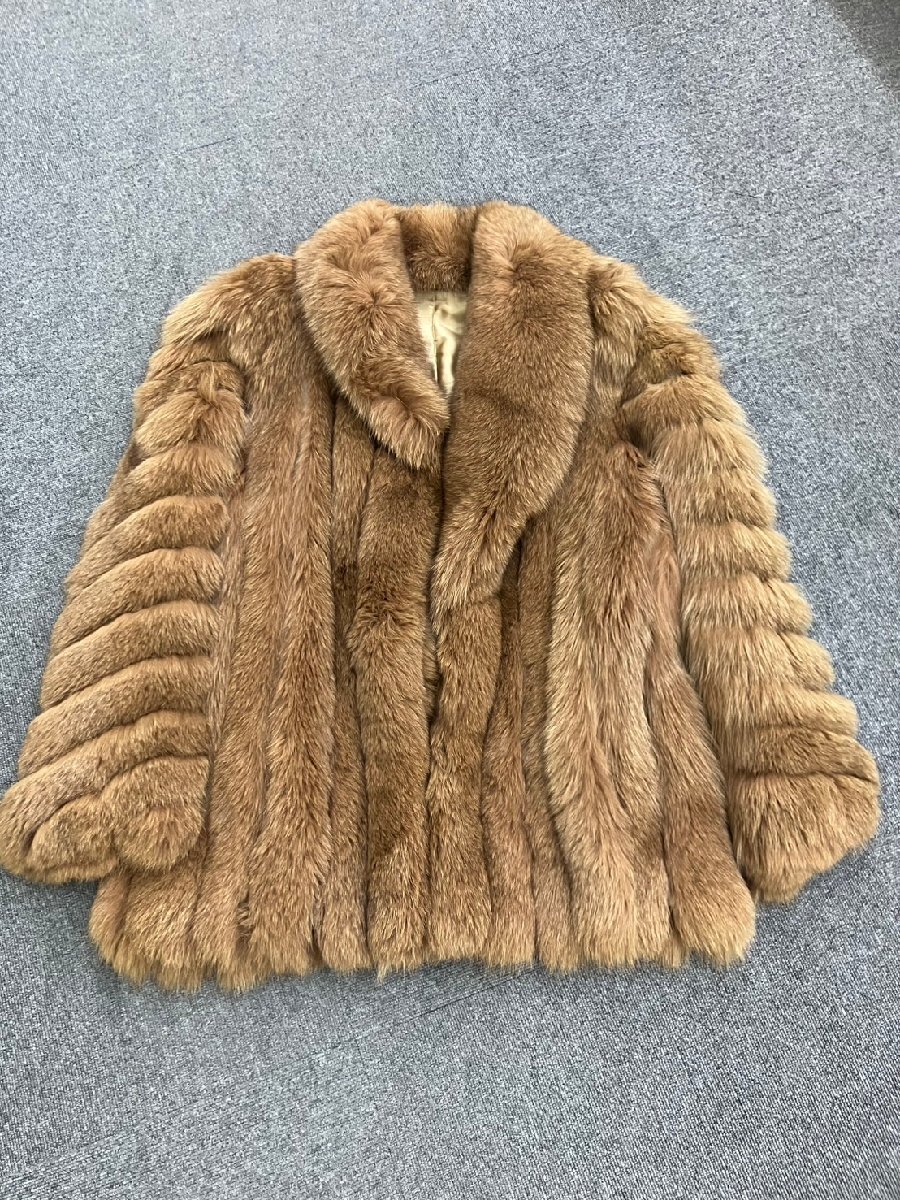 BF6317】【1円~】毛皮 SAGA FOX サガフォックス ハーフコート BF6317】【1円~】毛皮 SAGA FOX サガフォックス ハーフコート