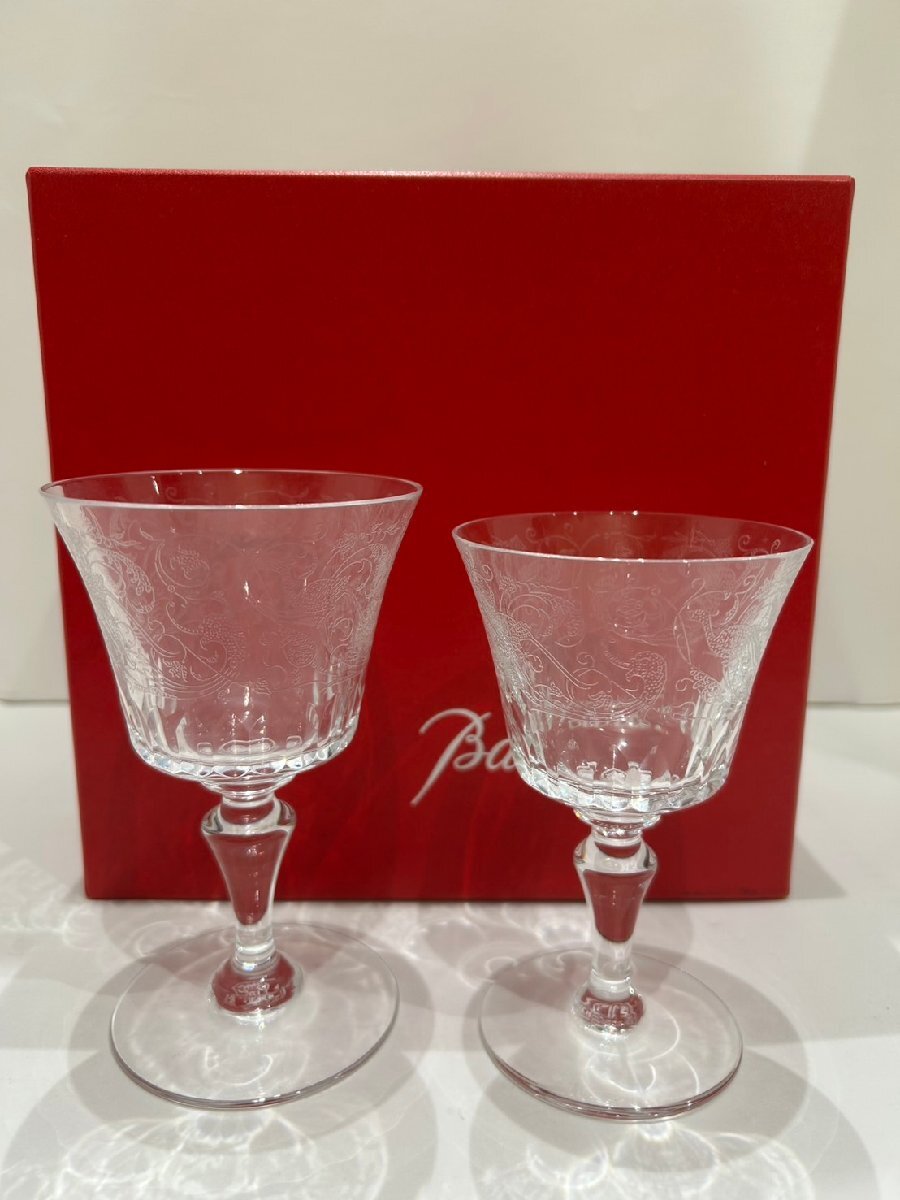 YST4389】【1円~】Baccarat バカラ パルメ ワイングラス YST4389】【1円~】Baccarat バカラ パルメ ワイングラス