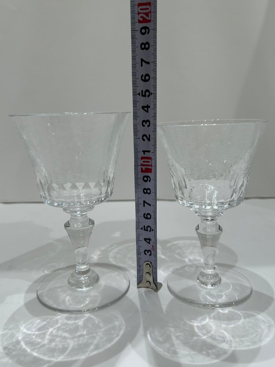 YST4389】【1円~】Baccarat バカラ パルメ ワイングラス YST4389】【1円~】Baccarat バカラ パルメ ワイングラス