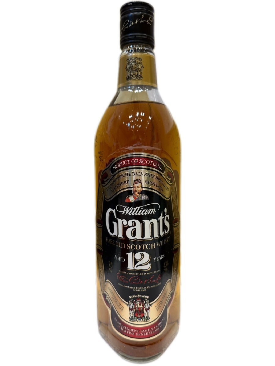 ZS594】【1円~】【未開栓・古酒】Grants グランツ 12年 RARE ZS594】【1円~】【未開栓・古酒】Grants グランツ 12年 RARE