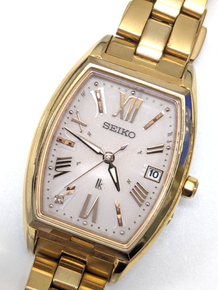 ☆60】【1円スタート SEIKO セイコー ルキア】中古 稼働品 1B32 ☆60】【1円スタート SEIKO セイコー ルキア】中古 稼働品 1B32