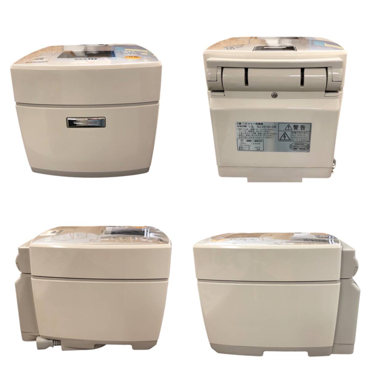 25R118ji3 MITSUBISHI Mitsubishi IH рисоварка NJ-VE101-C форма 5.5... свет бежевый ультразвук IH б/у товар 
