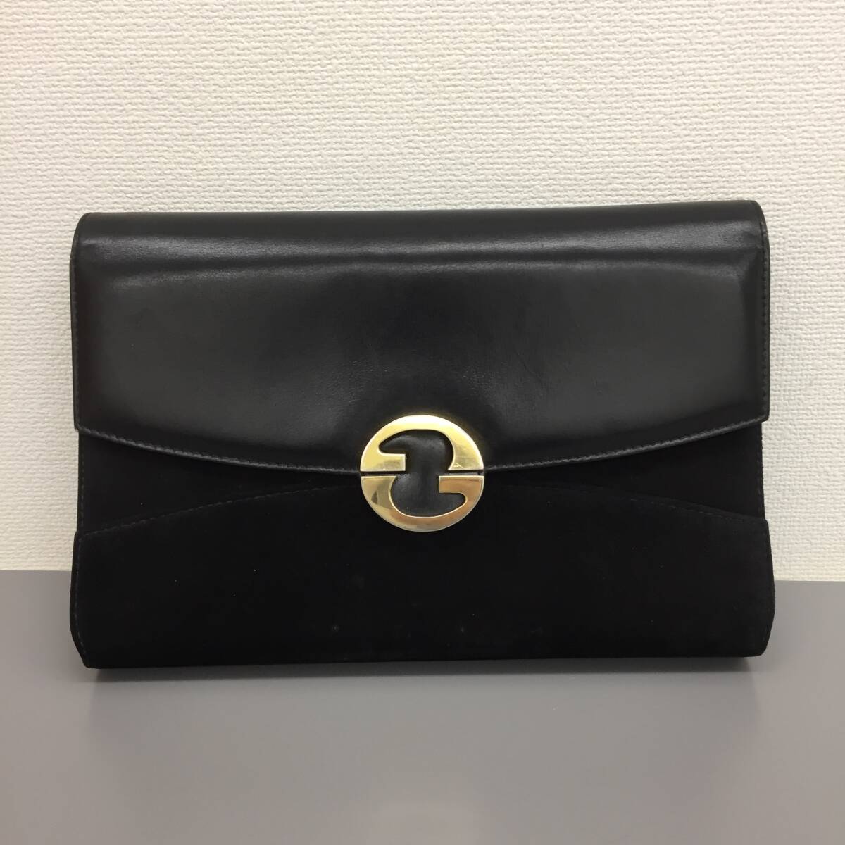 GUCCI オールドグッチ スエード×レザー バッグ(オールドグッチ GUCCI オールドグッチ スエード×レザー バッグ(オールドグッチ