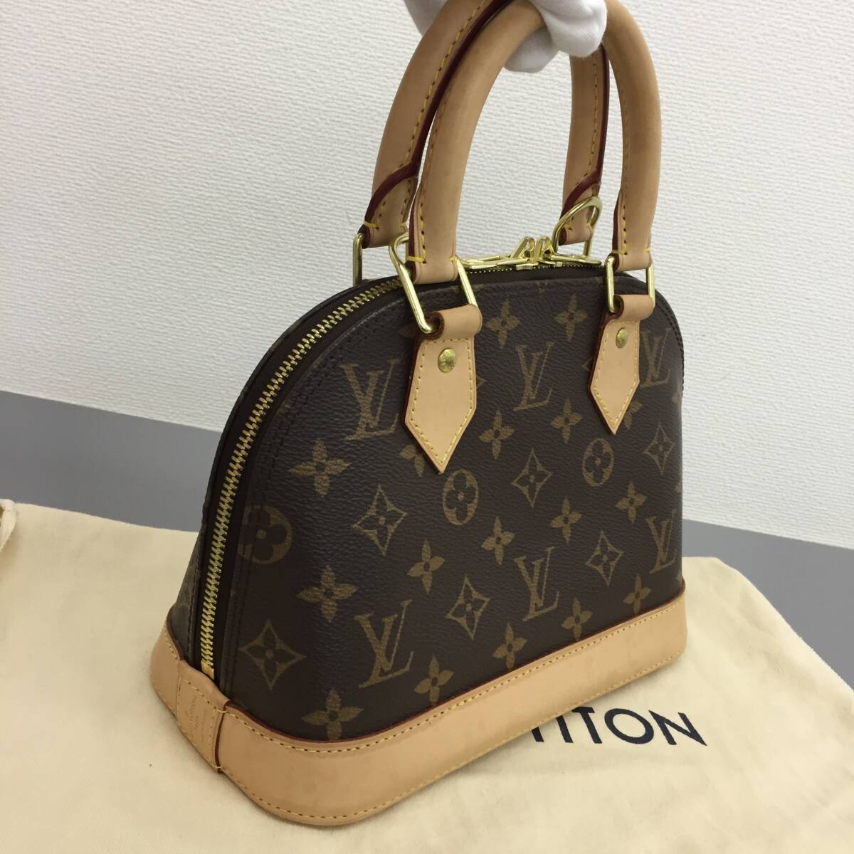 美品】Louis Vuitton ルイヴィトン モノグラム ハンドバッグ 美品】Louis Vuitton ルイヴィトン モノグラム ハンドバッグ