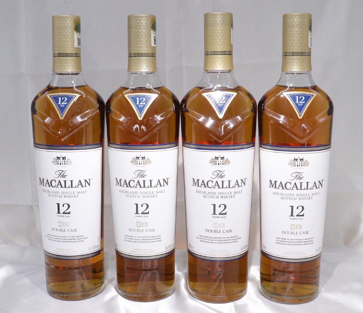 ☆1スタ!!【未開栓/4本セット】マッカラン 12年 DOUBLE CASK 40 ☆1スタ!!【未開栓/4本セット】マッカラン 12年 DOUBLE CASK 40
