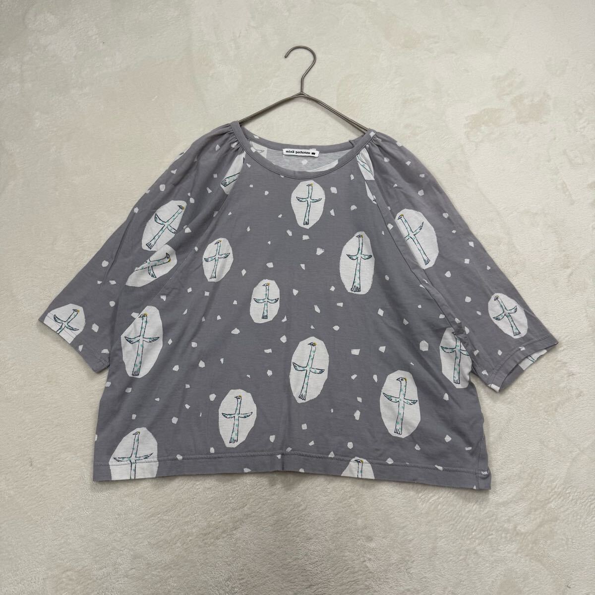 mina perhonen cross bird カットソー グレー 36 Tシャツ ミナ mina perhonen cross bird カットソー グレー 36 Tシャツ ミナ