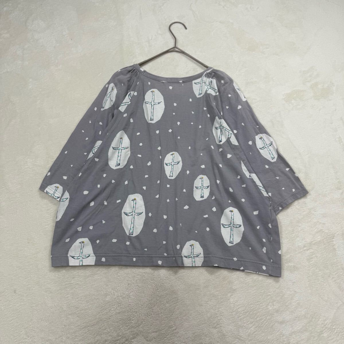 mina perhonen cross bird カットソー グレー 36 Tシャツ ミナ mina perhonen cross bird カットソー グレー 36 Tシャツ ミナ