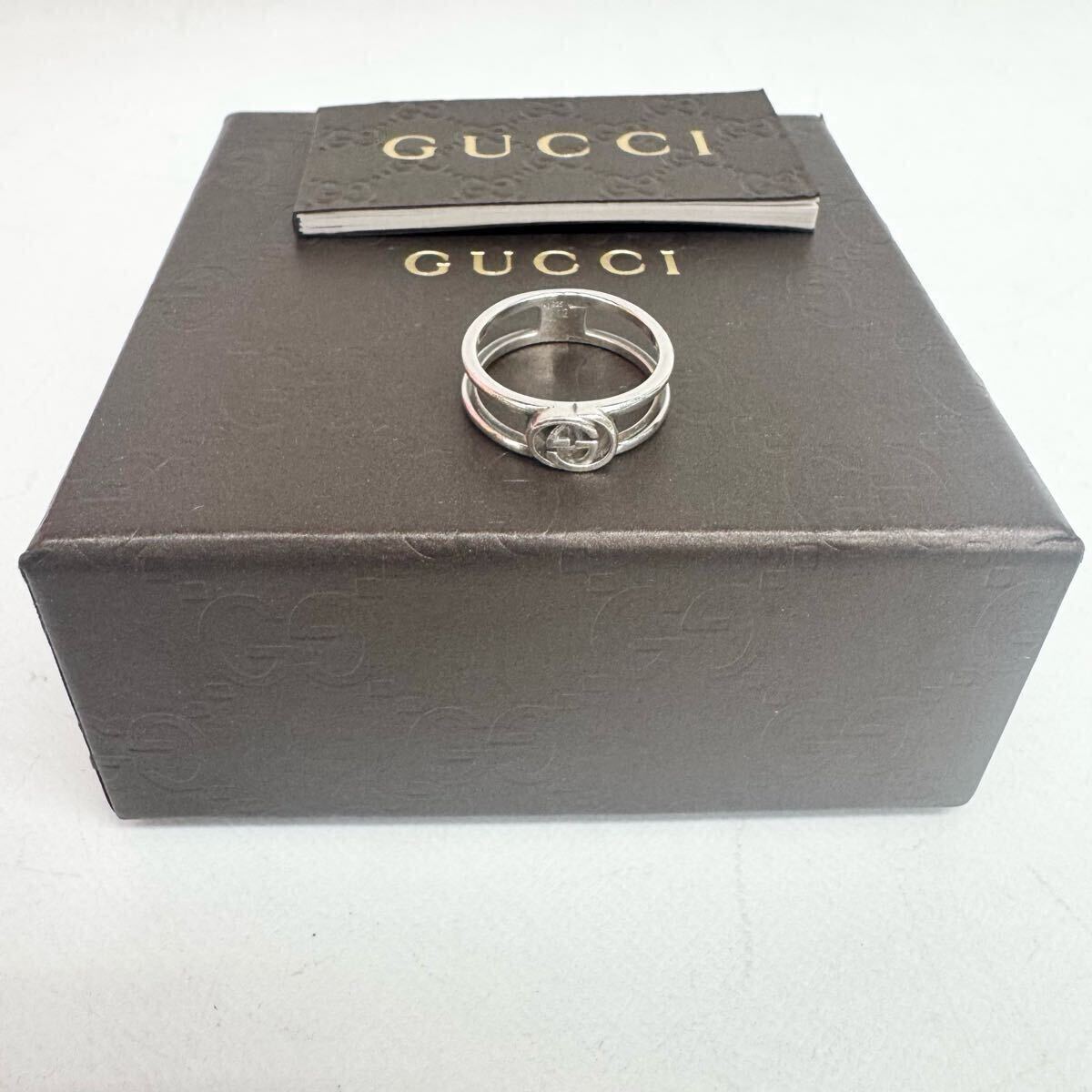 GUCCI グッチ インターロッキング シルバーリング Ag925 12 GUCCI グッチ インターロッキング シルバーリング Ag925 12