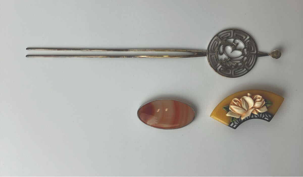 1円スタート!かんざし アクセサリー 珊瑚 天然石 和装小物 1円スタート!かんざし アクセサリー 珊瑚 天然石 和装小物