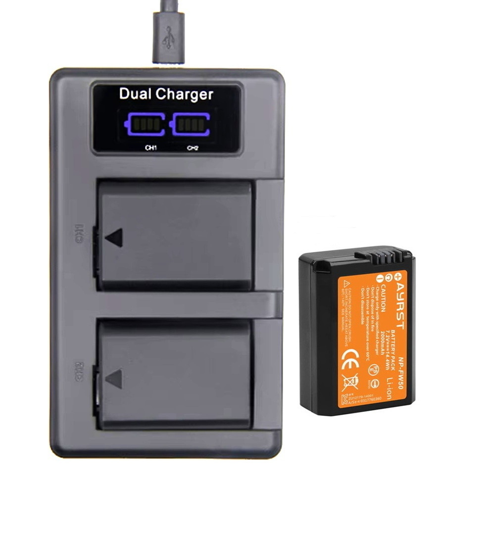 ソニー SONY NP-FW50 互換品 大容量 充電池 1個 + USB デュアル ソニー SONY NP-FW50 互換品 大容量 充電池 1個 + USB デュアル