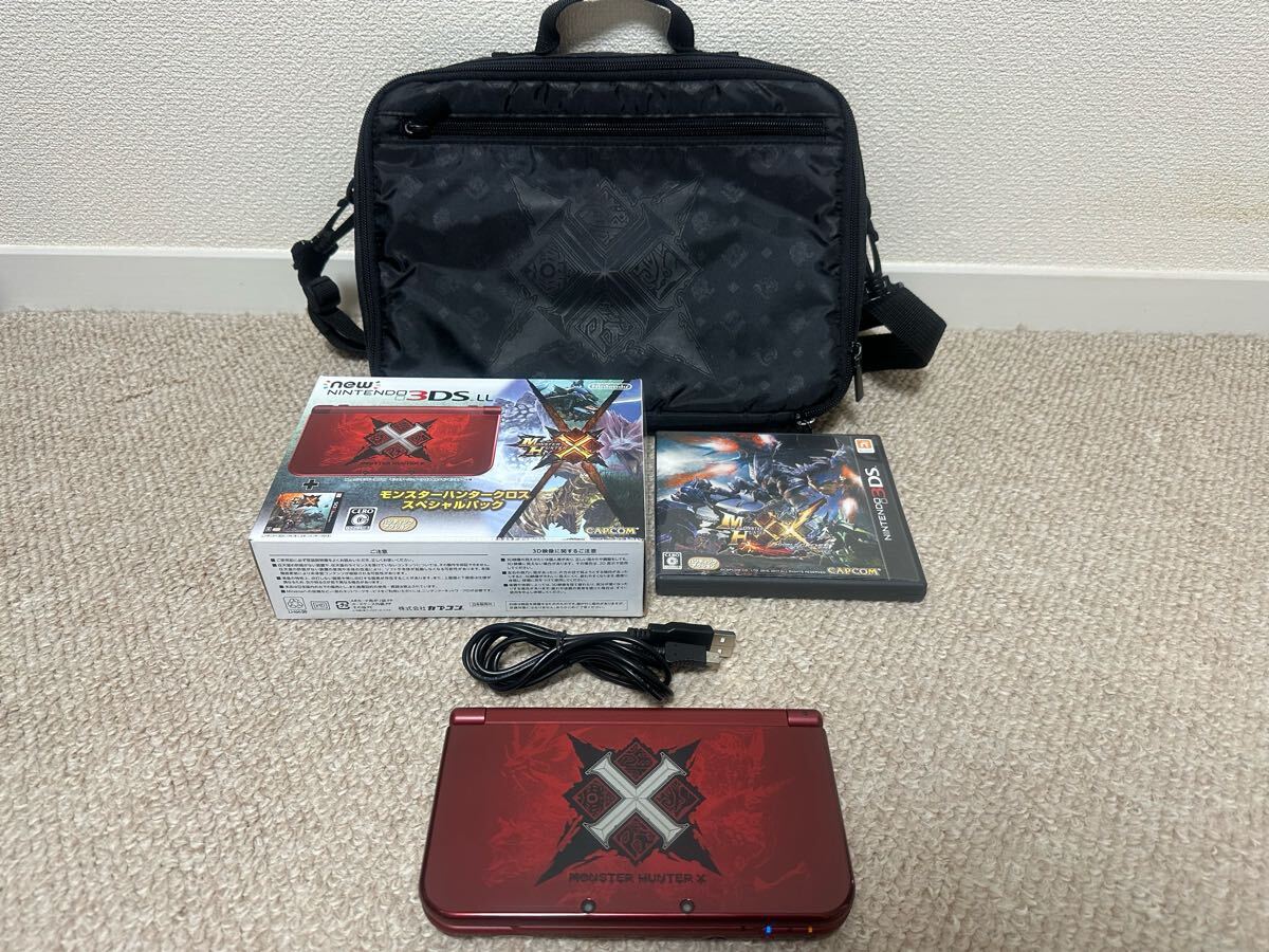 中古 美品 New NINTENDO 3DS LL モンスターハンタークロス 中古 美品 New NINTENDO 3DS LL モンスターハンタークロス