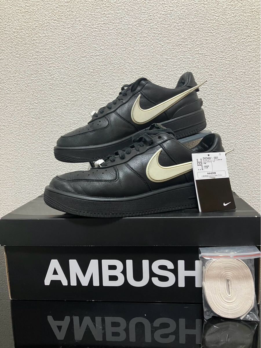 1円スタート「中古」AMBUSH × AIR FORCE 1 LOW BLACK DV3464-001 1円スタート「中古」AMBUSH × AIR FORCE 1 LOW BLACK DV3464-001