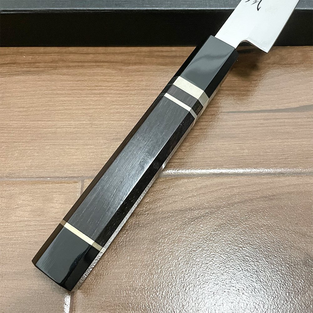 風刃 柳刃包丁 9寸 V金10号 刺身包丁 和包丁牛刀 黒檀黒水牛角 風刃 柳刃包丁 9寸 V金10号 刺身包丁 和包丁牛刀 黒檀黒水牛角