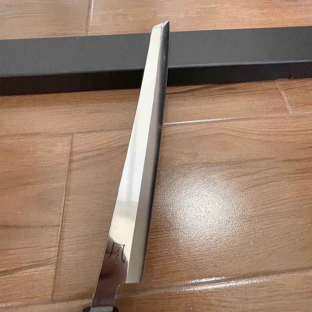 風刃 切付包丁 9寸 V金10号 刺身包丁 和包丁牛刀 黒檀黒水牛角 風刃 切付包丁 9寸 V金10号 刺身包丁 和包丁牛刀 黒檀黒水牛角